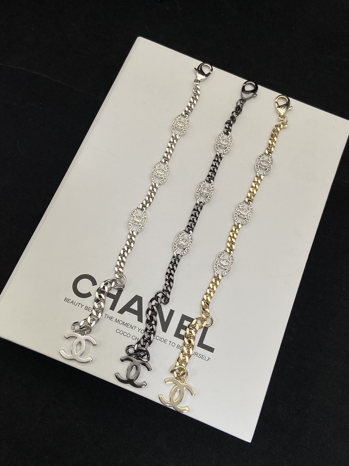 Chanel Classic Flat O Chain Bracelet Choker Necklace - Best Replica Jewelry™