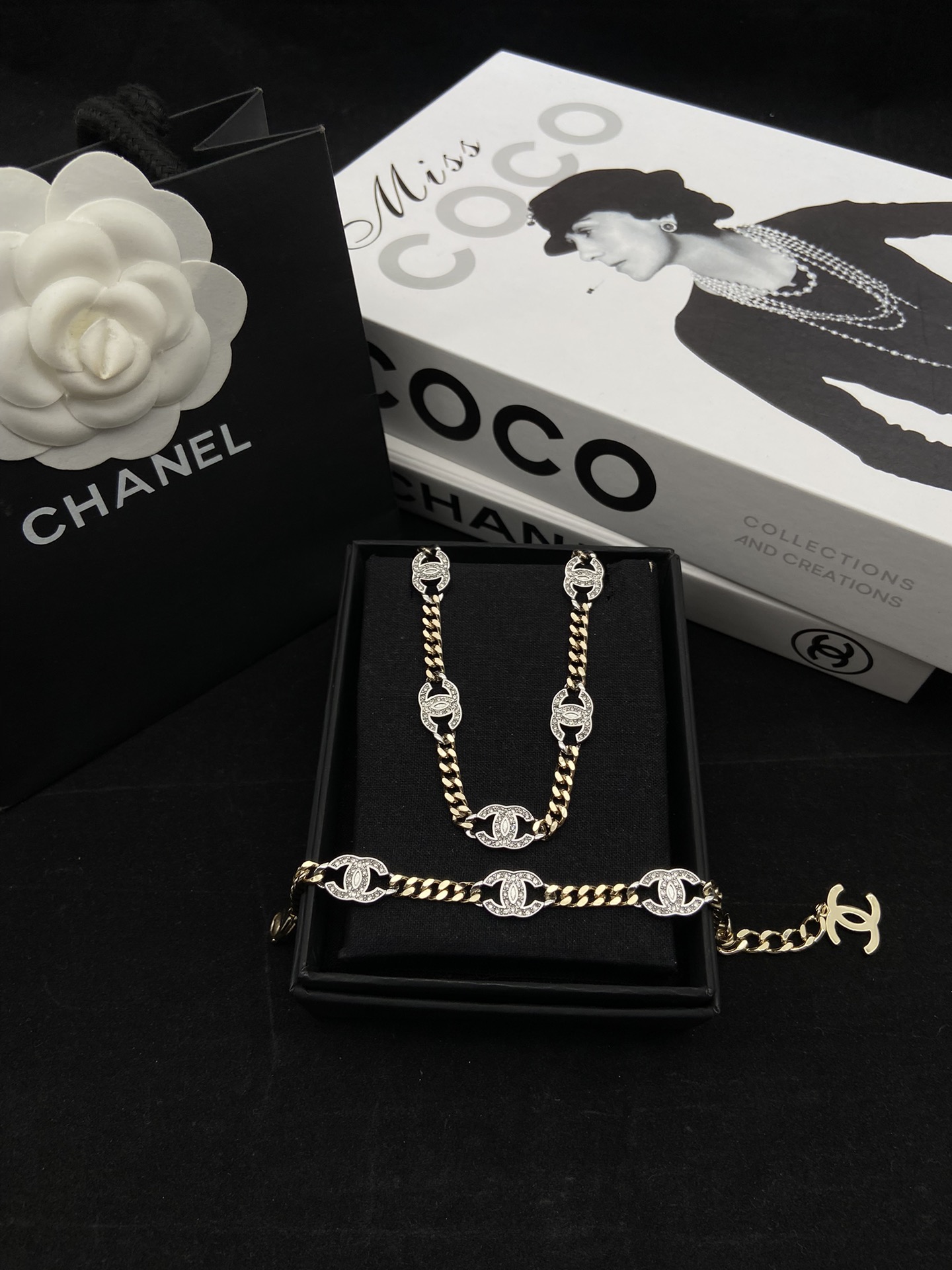Chanel Classic Flat O Chain Bracelet Choker Necklace - Best Replica Jewelry™