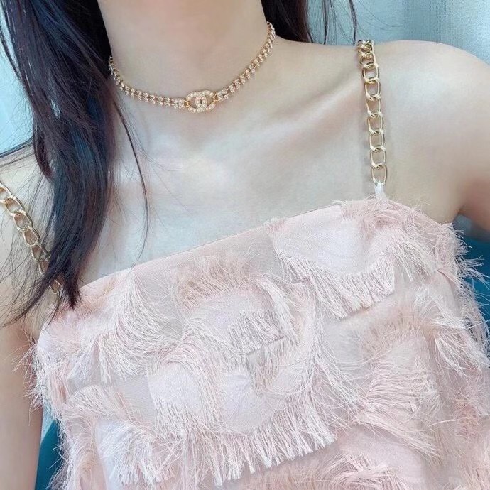 Chanel Prong-set Rhinestone Bracelet Earrings Necklace - Best Replica Jewelry™