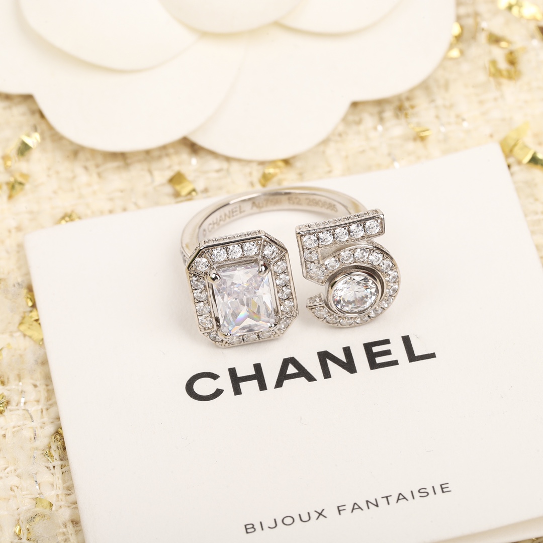 Chanel Open Cuff NO.5 Ring - Best Replica Jewelry™
