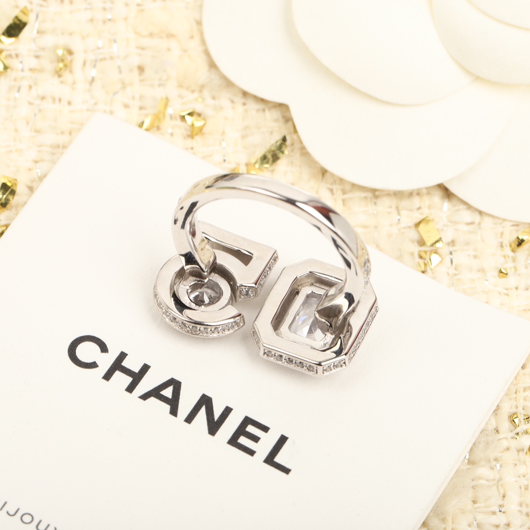 Chanel Open Cuff NO.5 Ring - Best Replica Jewelry™