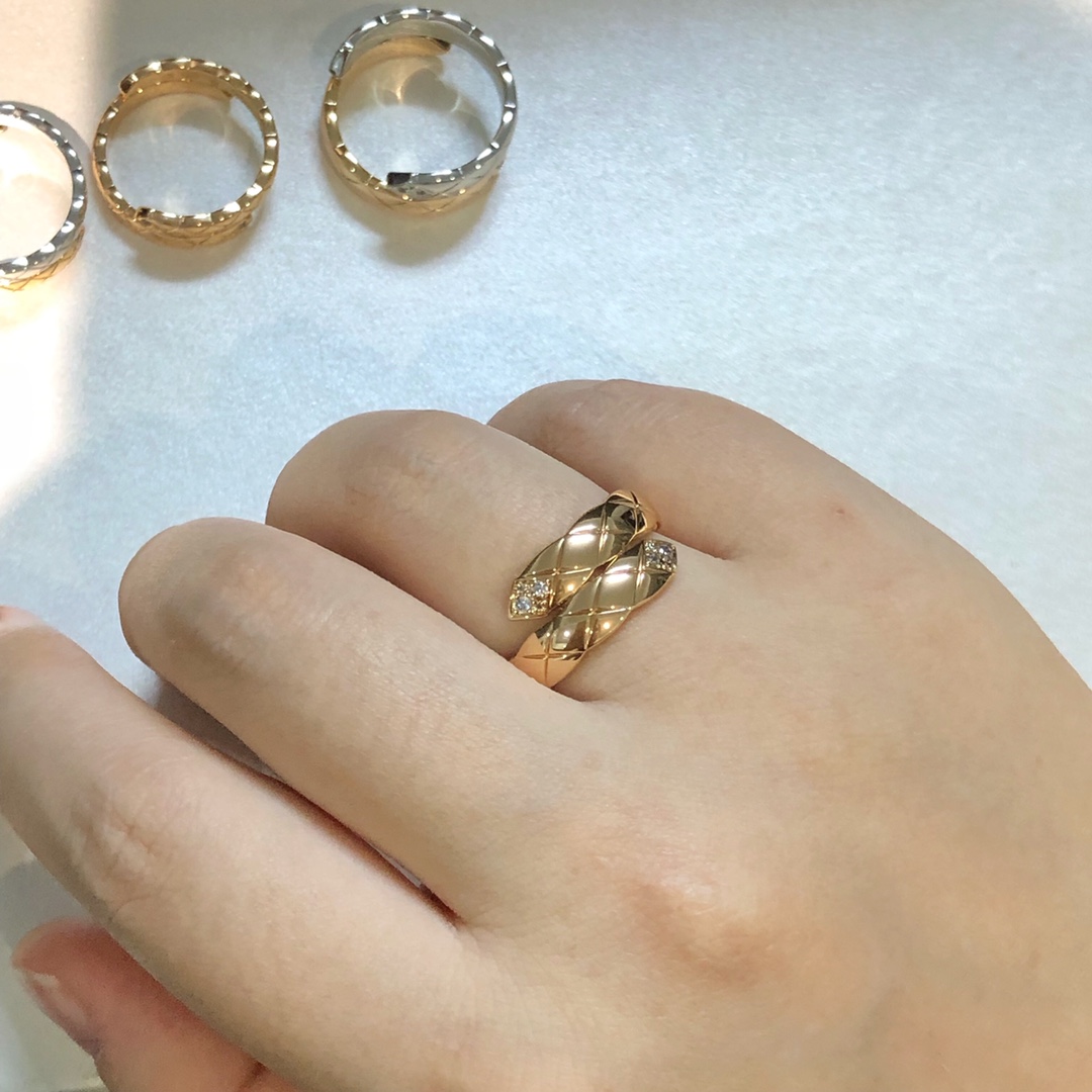 Chanel Coco Crush Toi et Moi Ring - Large Version - Best Replica Jewelry™