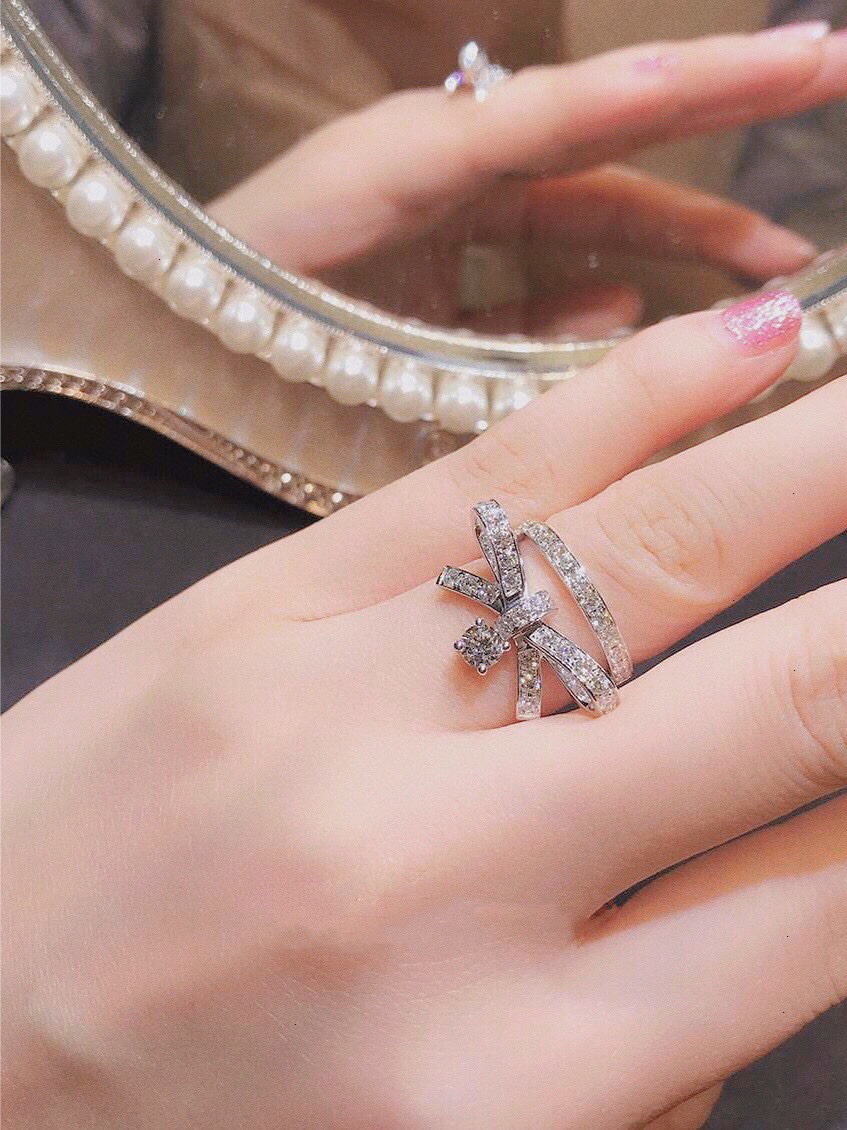 Chanel Ruban Bow Ring - Best Replica Jewelry™