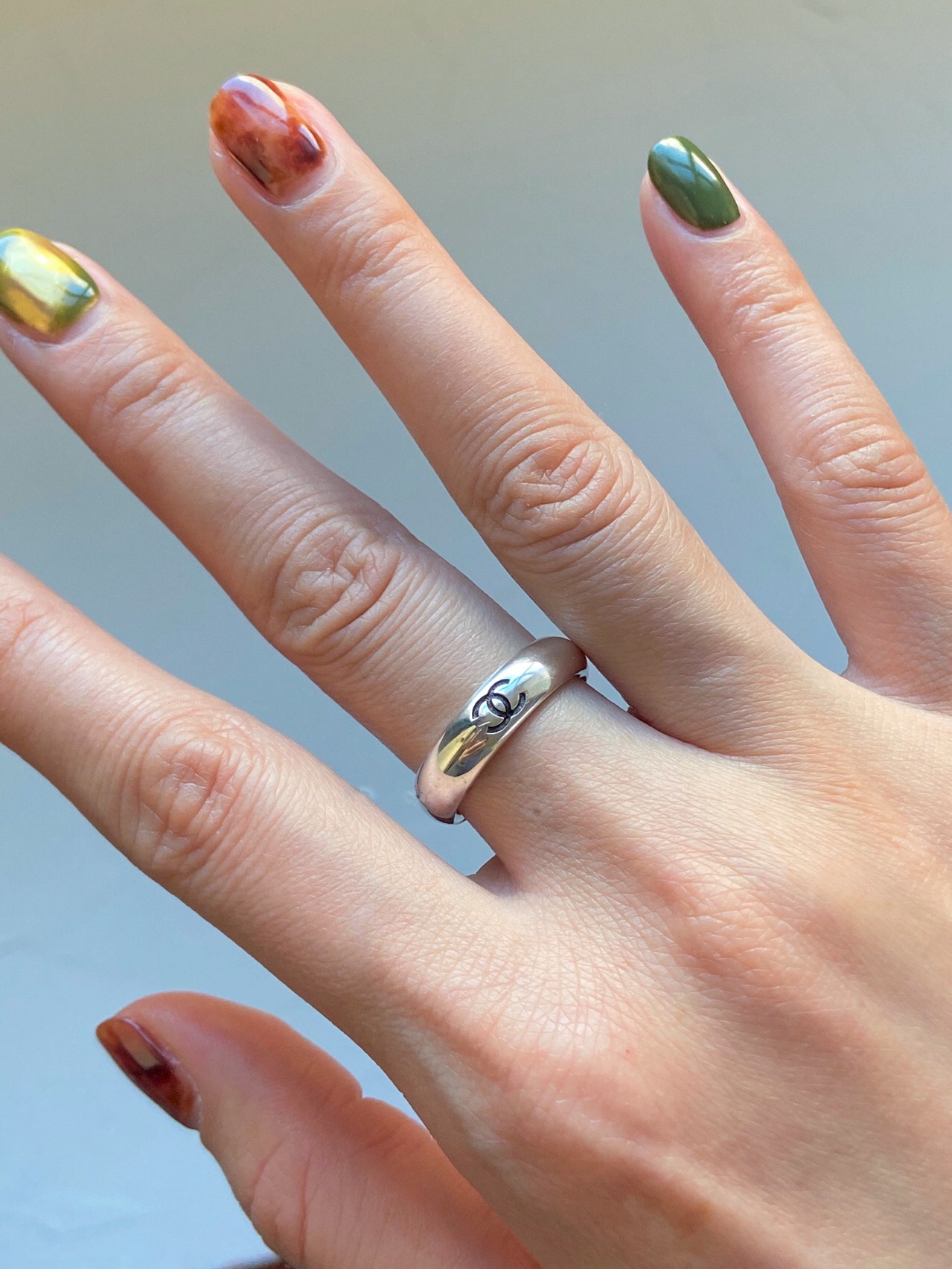 Chanel Minimalist and Elegant Silver Ring - Best Replica Jewelry™