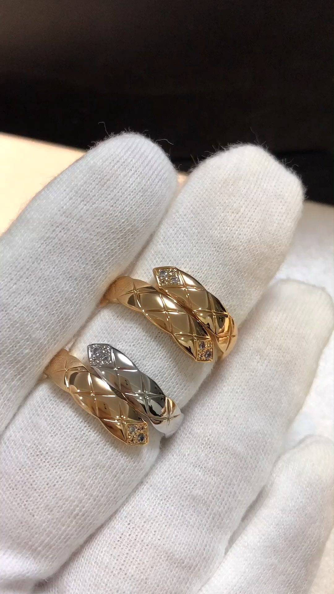 Chanel Coco Crush Toi et Moi Ring - Large Version - Best Replica Jewelry™