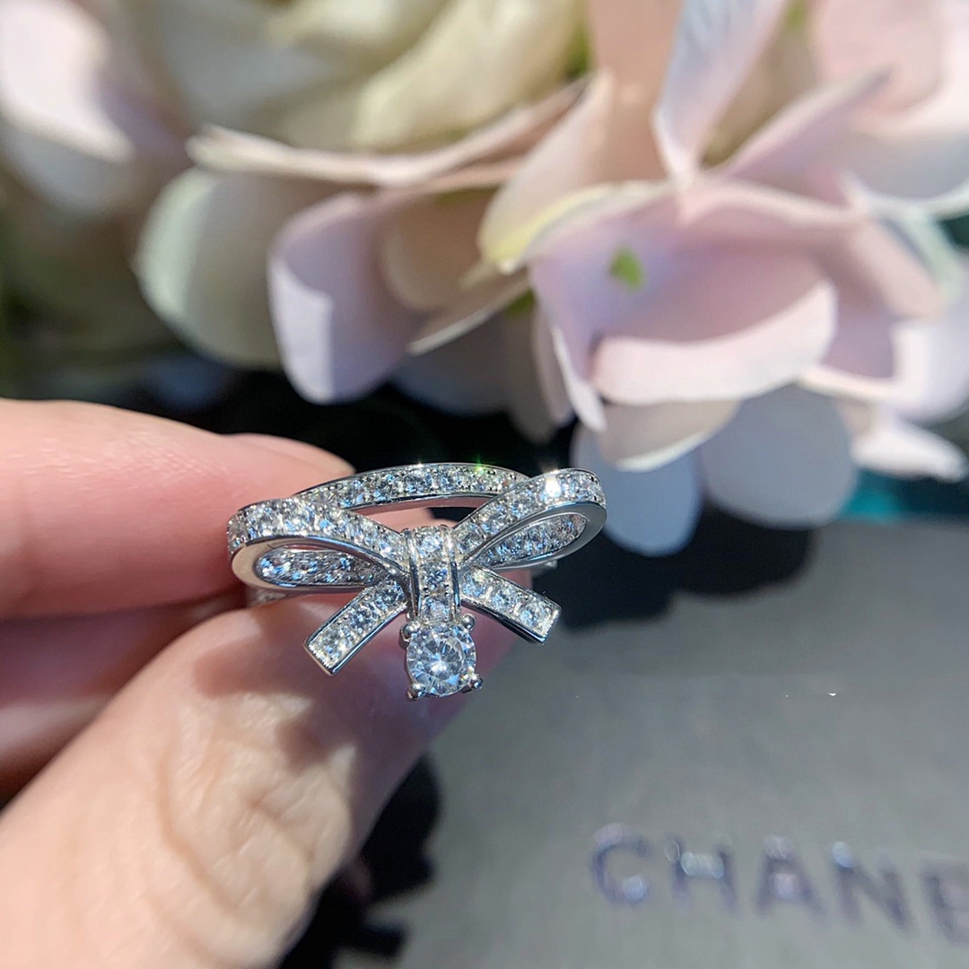 Chanel Ruban Bow Ring - Best Replica Jewelry™