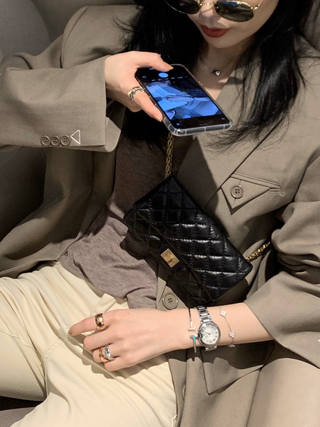 Chanel No Diamond Wide Coco Crush Ring - Best Replica Jewelry™