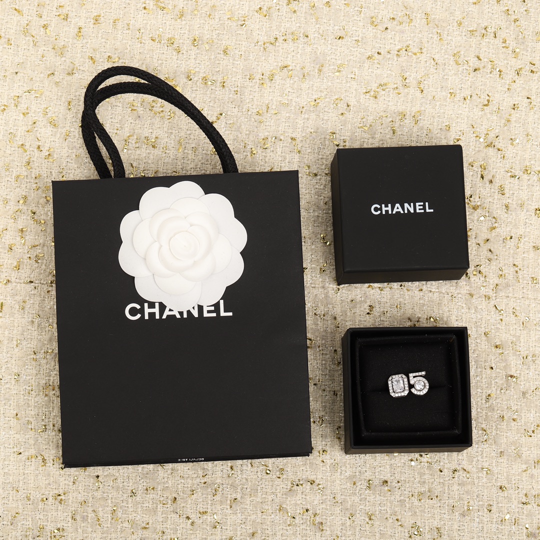 Chanel Open Cuff NO.5 Ring - Best Replica Jewelry™
