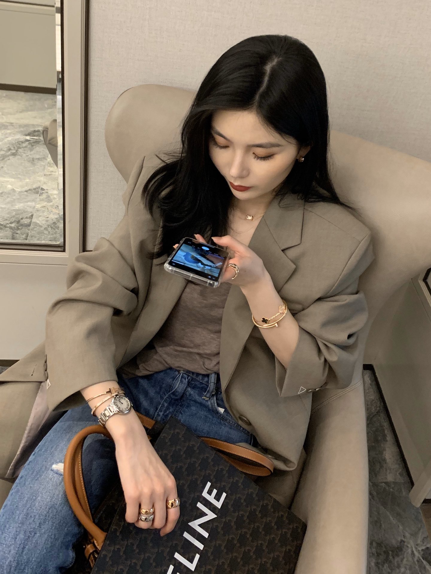 Chanel No Diamond Wide Coco Crush Ring - Best Replica Jewelry™