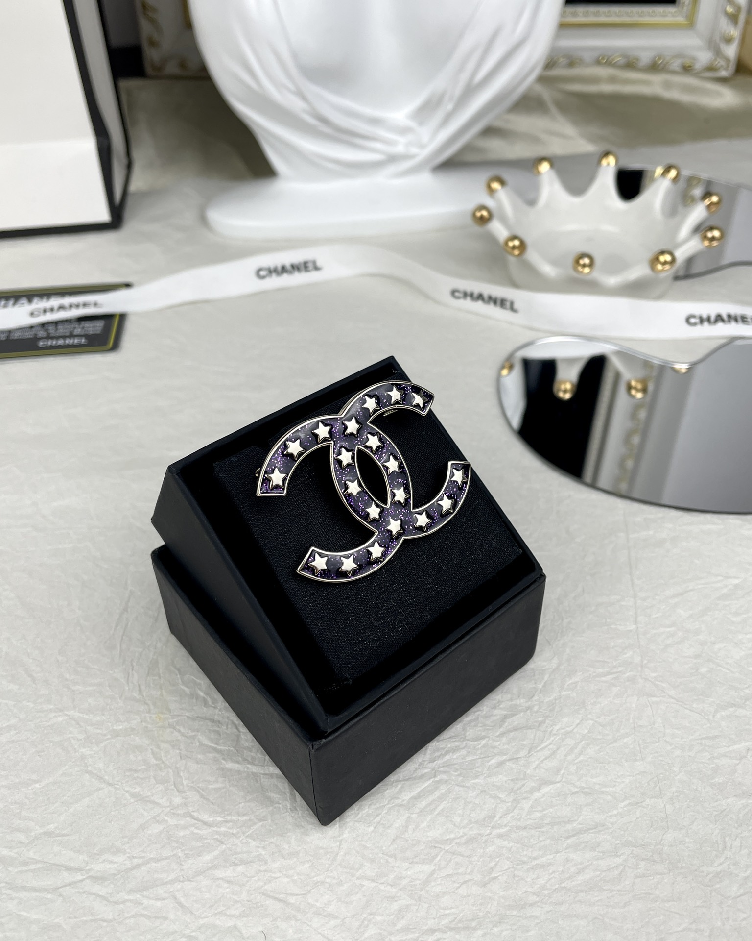 Chanel Star Enamel Coco Brooch - Best Replica Jewelry™