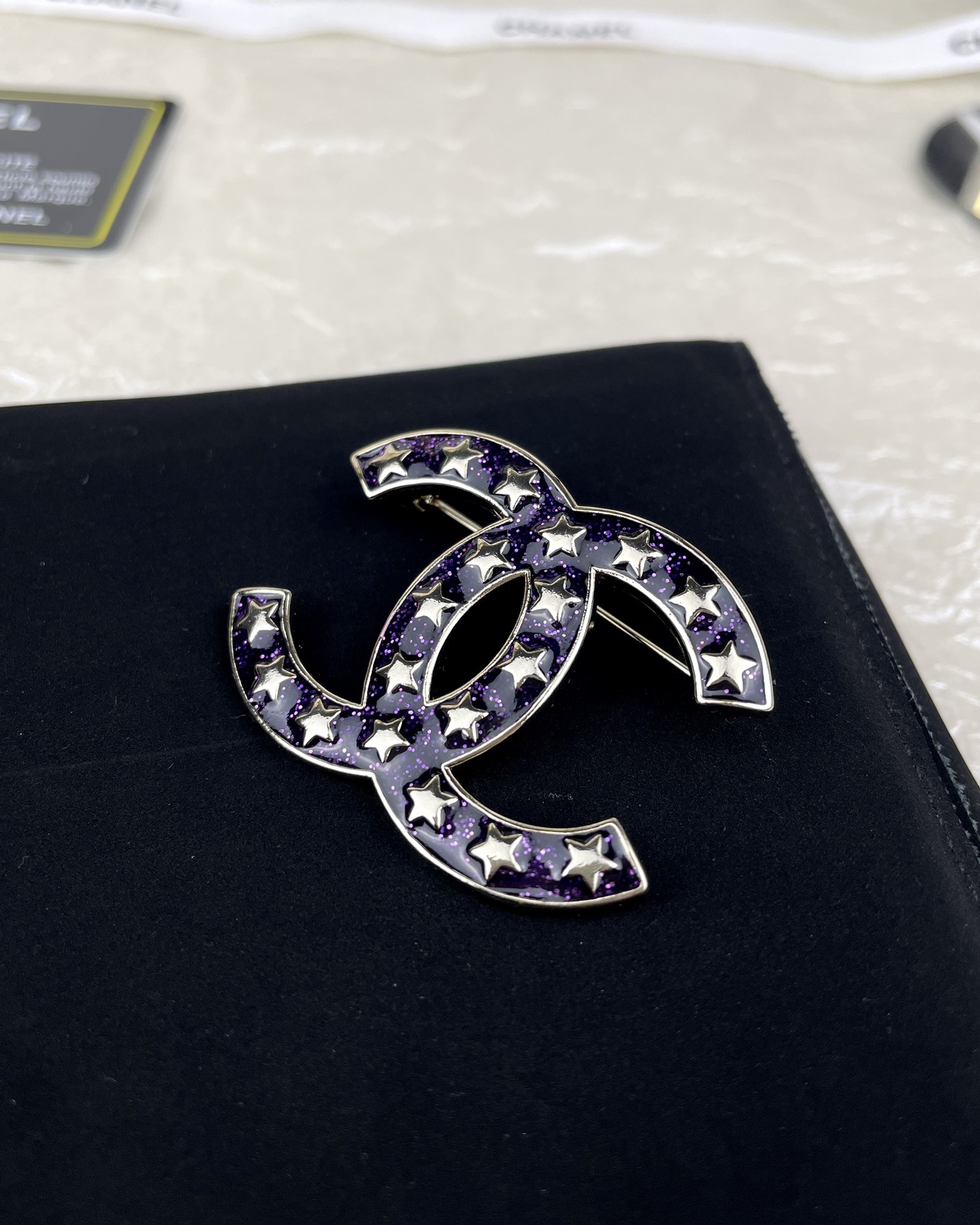 Chanel Star Enamel Coco Brooch - Best Replica Jewelry™