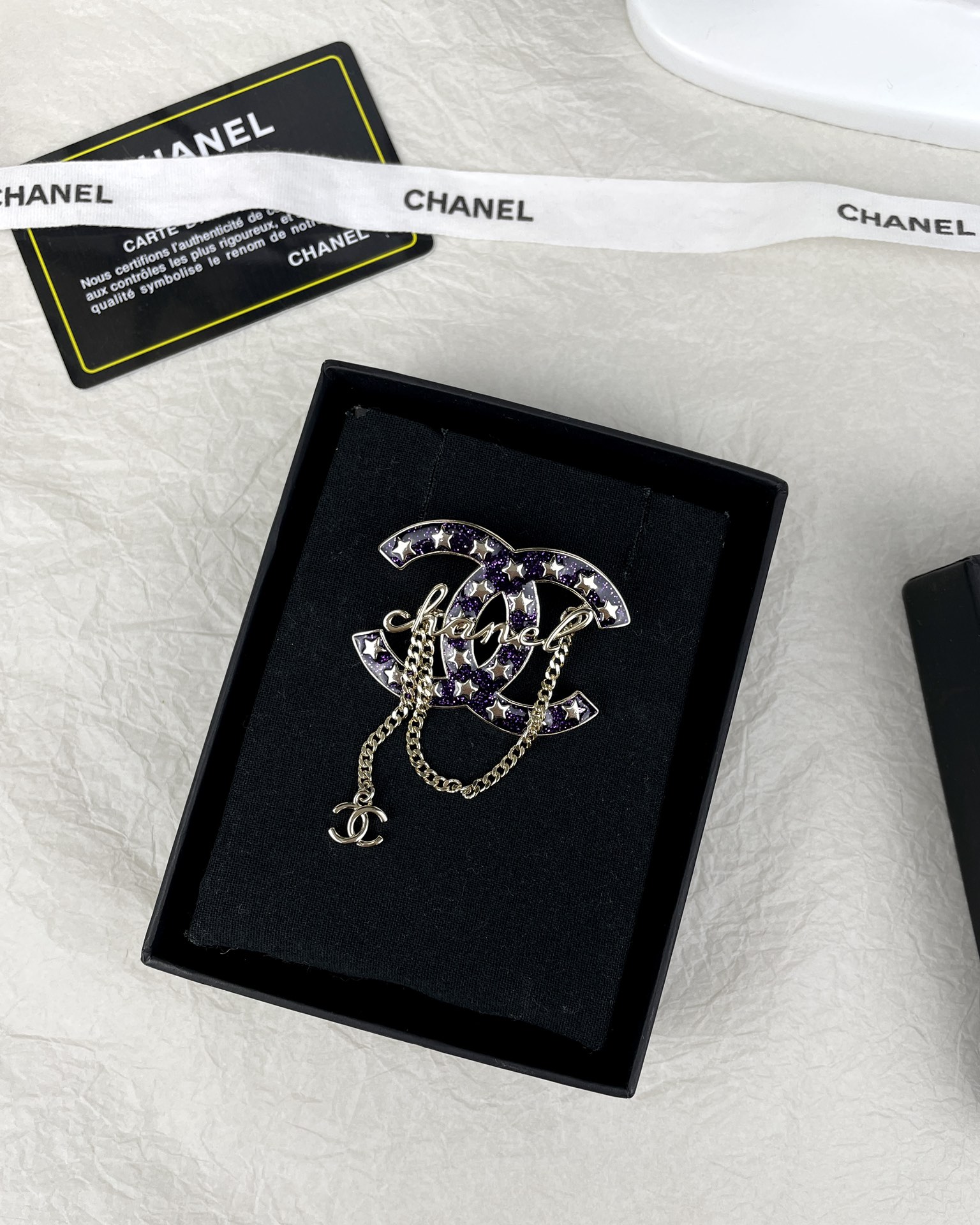 Chanel Star Enamel Coco Brooch Earrings - Best Replica Jewelry™