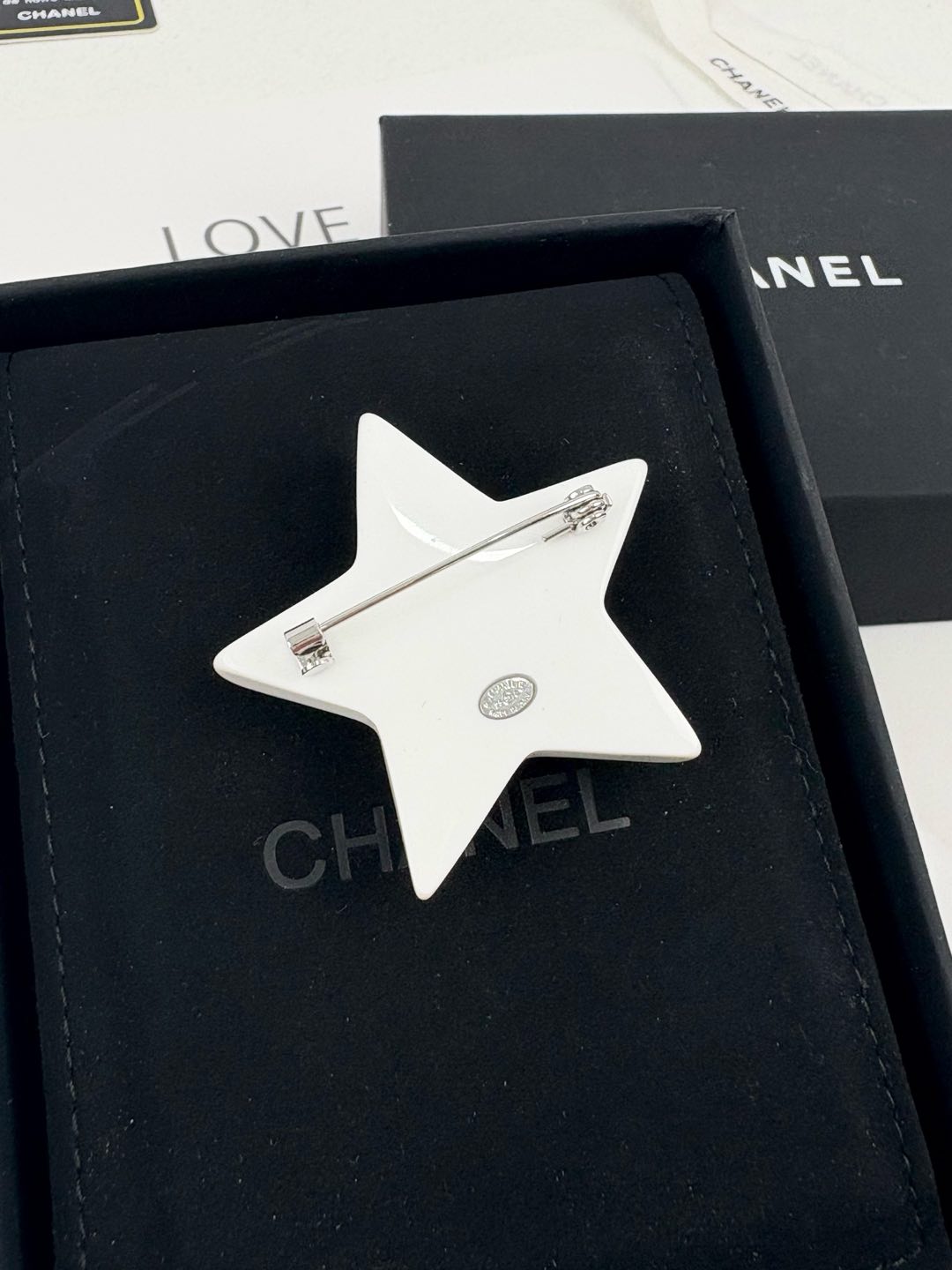 Chanel Silver Star Brooch - Best Replica Jewelry™