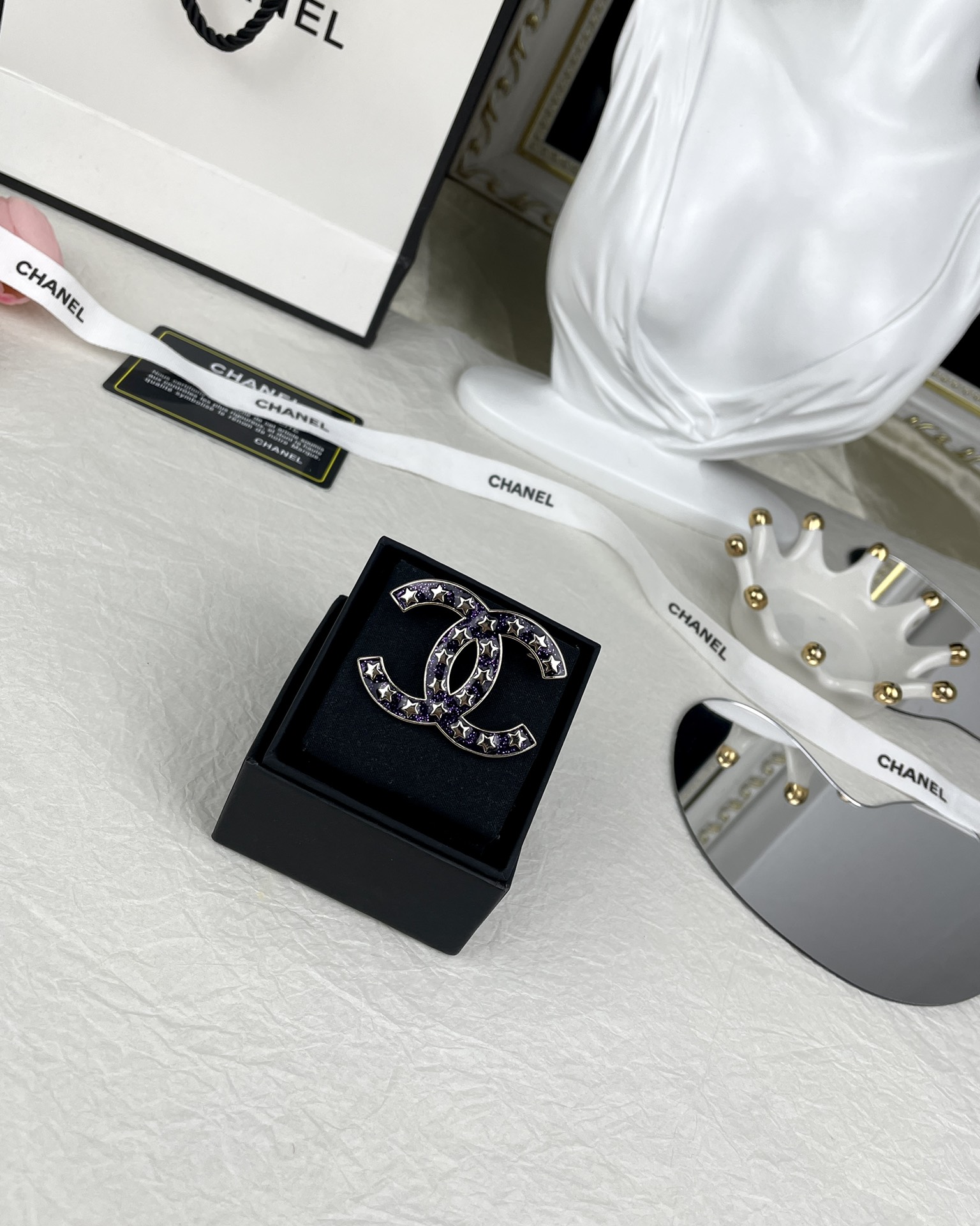 Chanel Star Enamel Coco Brooch - Best Replica Jewelry™