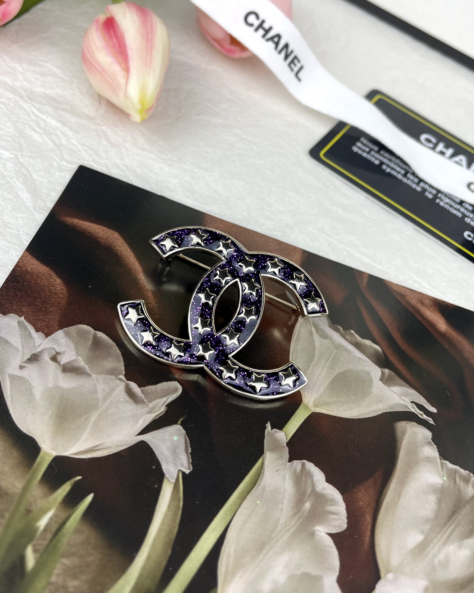 Chanel Star Enamel Coco Brooch - Best Replica Jewelry™