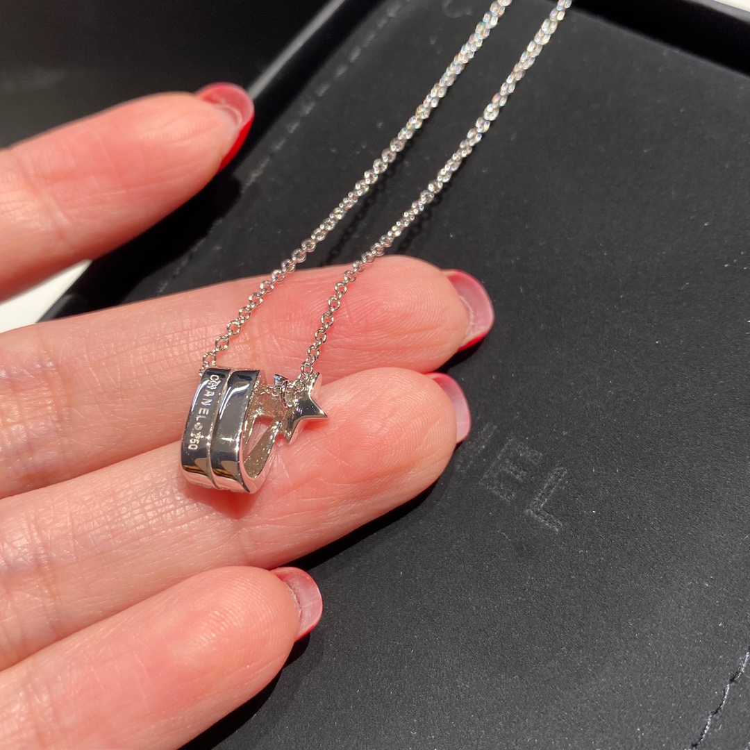 Chanel Etoile Filante Comete Necklace - Best Replica Jewelry™