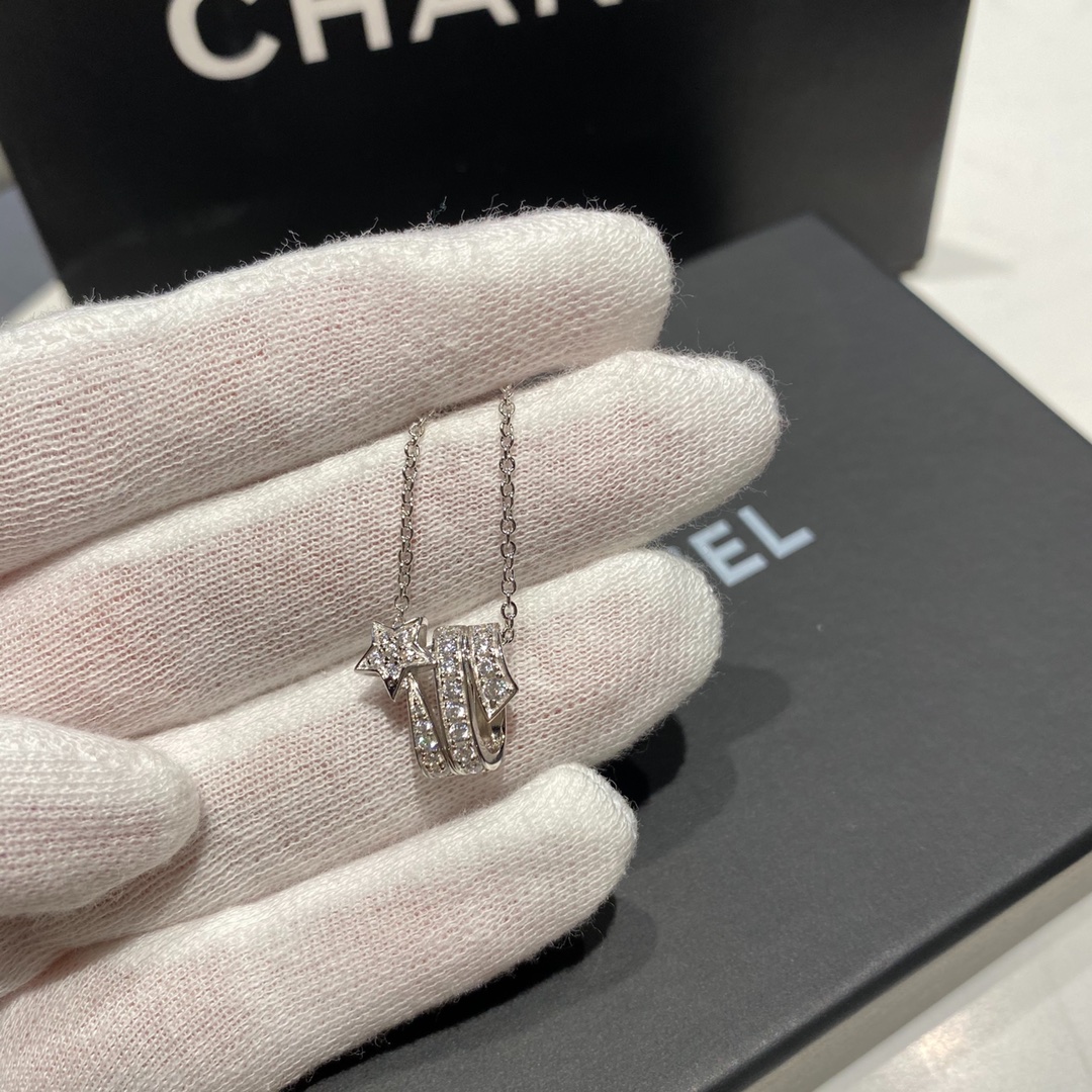 Chanel Etoile Filante Comete Necklace - Best Replica Jewelry™