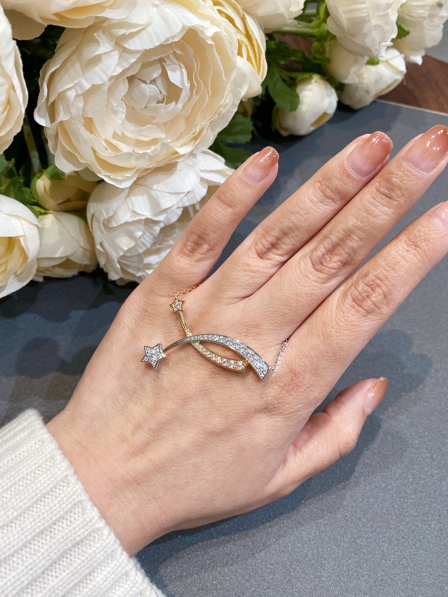 Chanel Mixed Metal Colors Comete Necklace - Best Replica Jewelry™