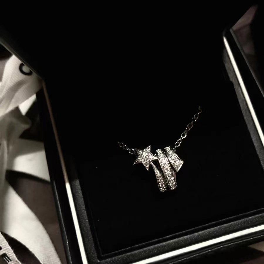 Chanel Etoile Filante Comete Necklace - Best Replica Jewelry™