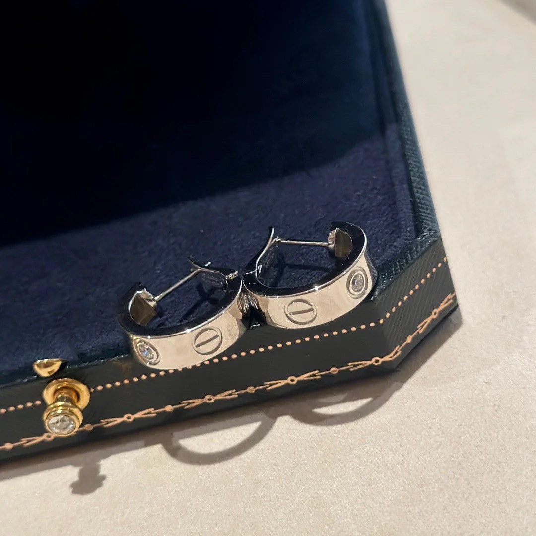 Cartier LEVE Half Hoop Earrings - Best Replica Jewelry™