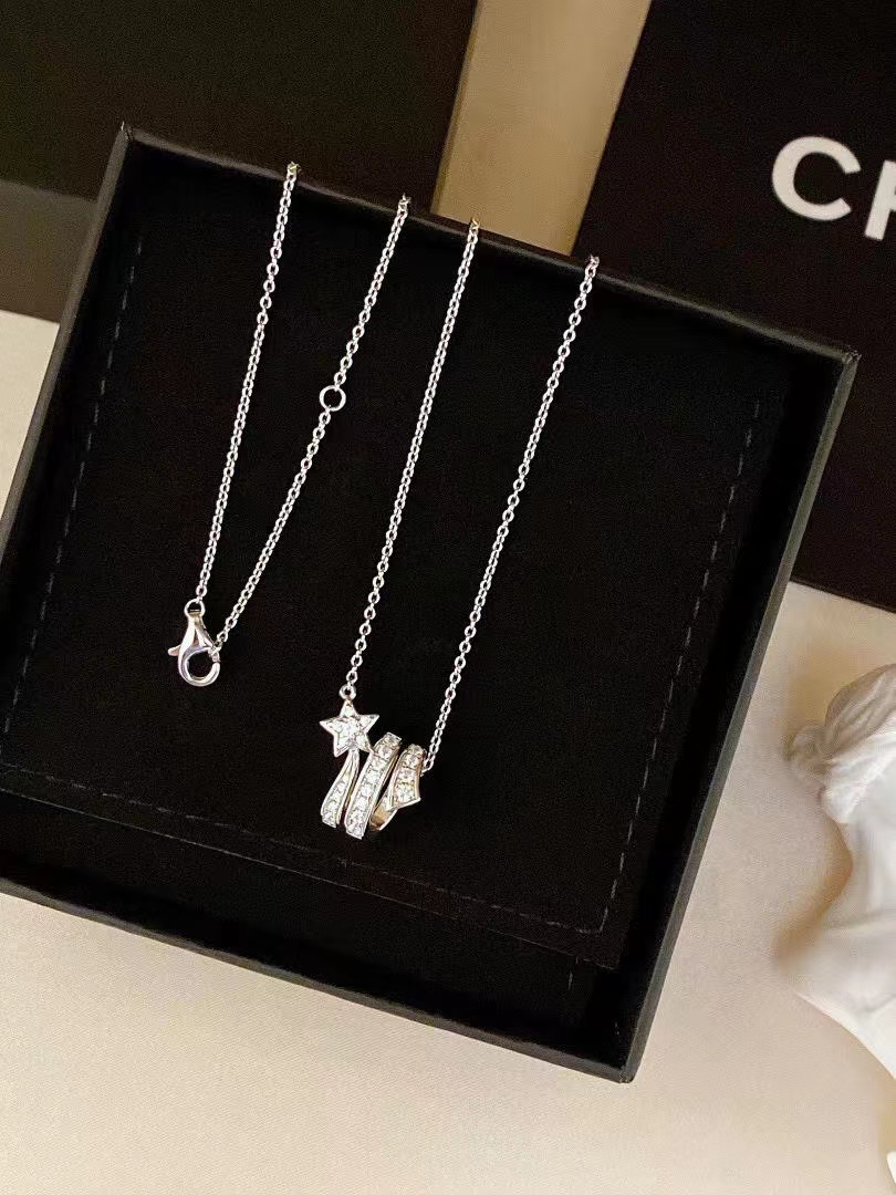 Chanel Etoile Filante Comete Necklace - Best Replica Jewelry™