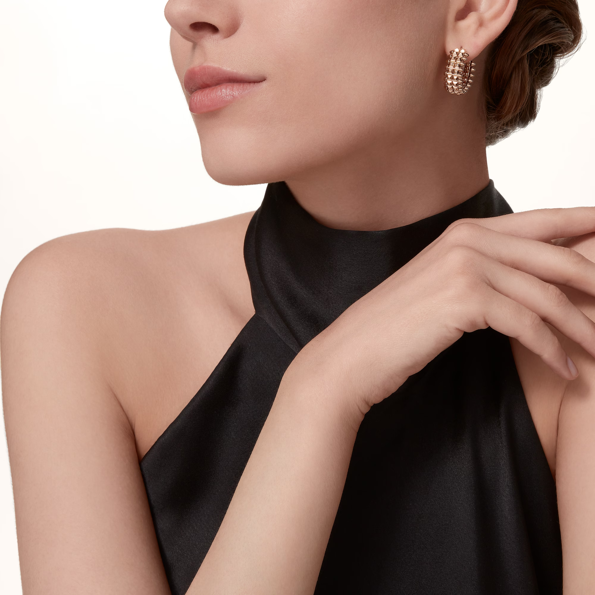 Cartier Clash de Cartier Hoop Earrings, Double Row - Best Replica Jewelry™