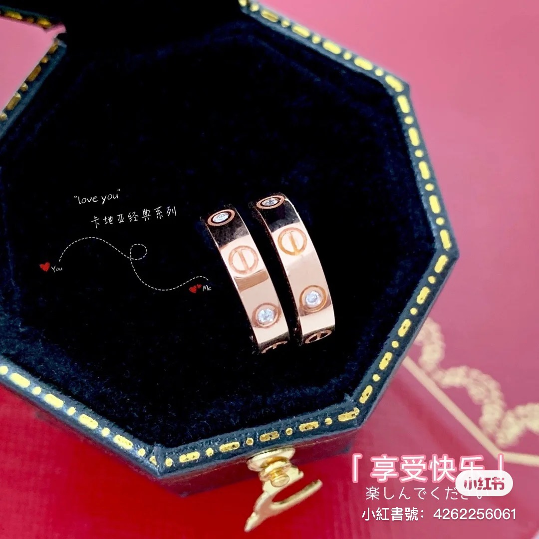 Cartier Diamond Paved LOVE Half Hoop Earrings - Best Replica Jewelry™