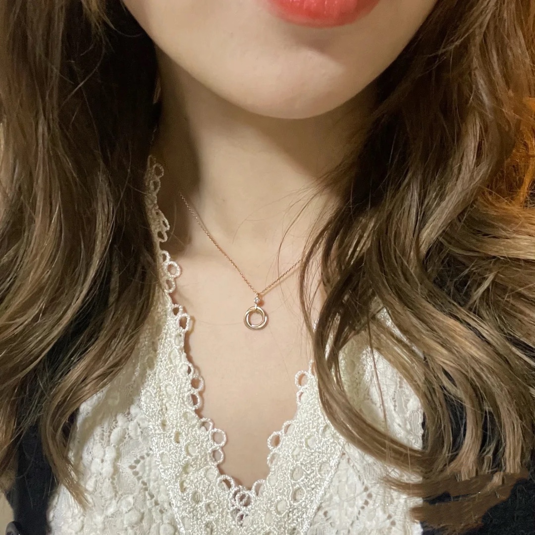 Cartier Trinity Diamond Necklace - Best Replica Jewelry™