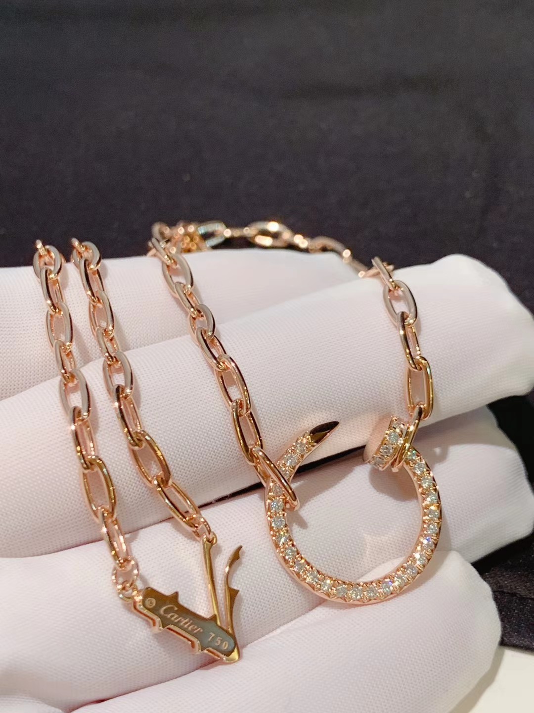 Cartier Paperclip Chain Juste Un Clou Necklace - Best Replica Jewelry™