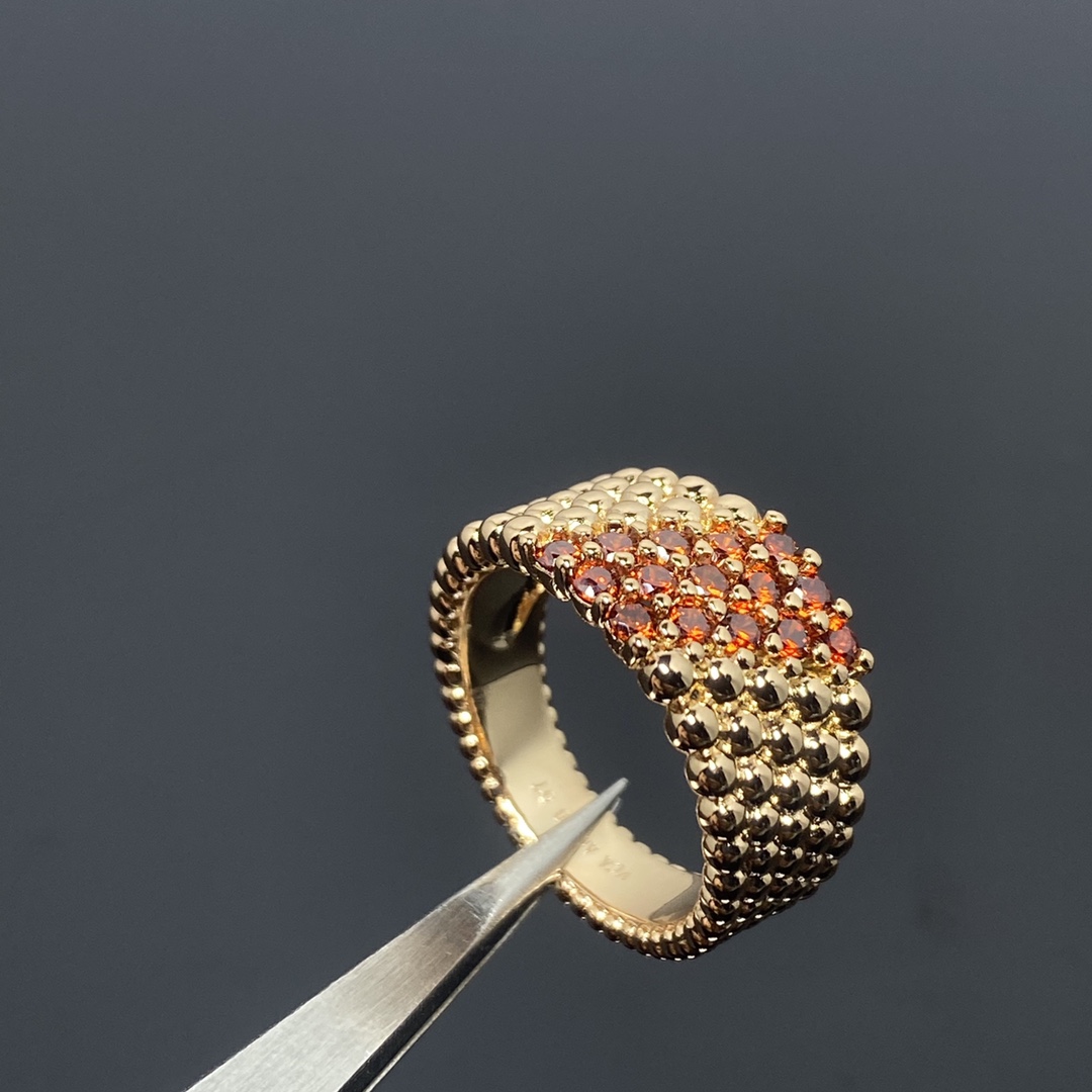 VCA Perlee Couleurs Ring, 5 Rows - Best Replica Jewelry™