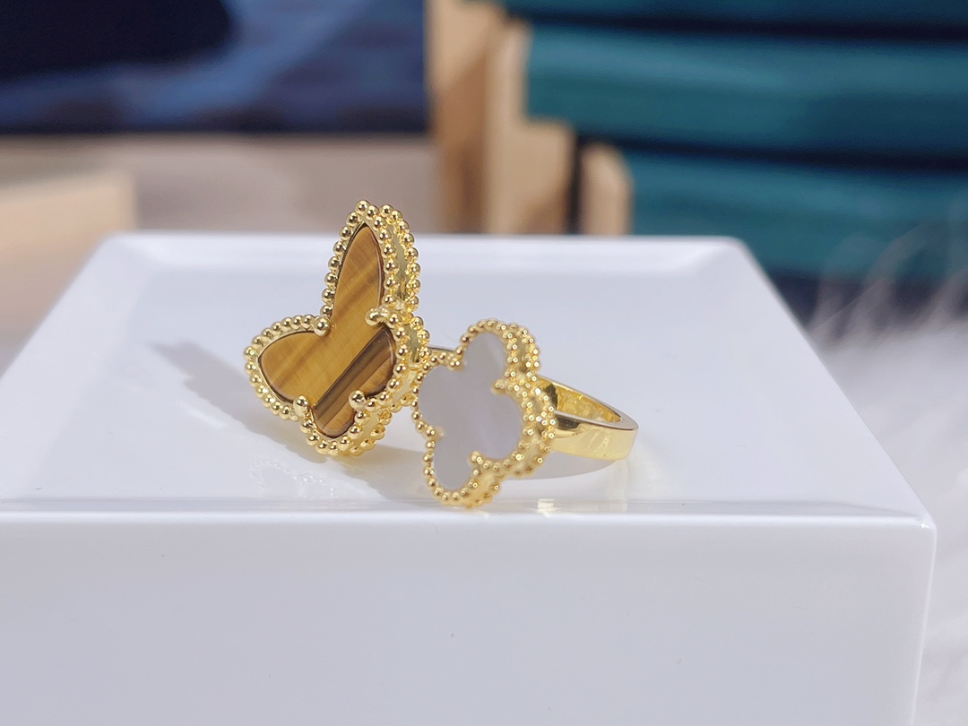 VCA Lucky Alhambra Between the Finger Ring - Best Replica Jewelry™