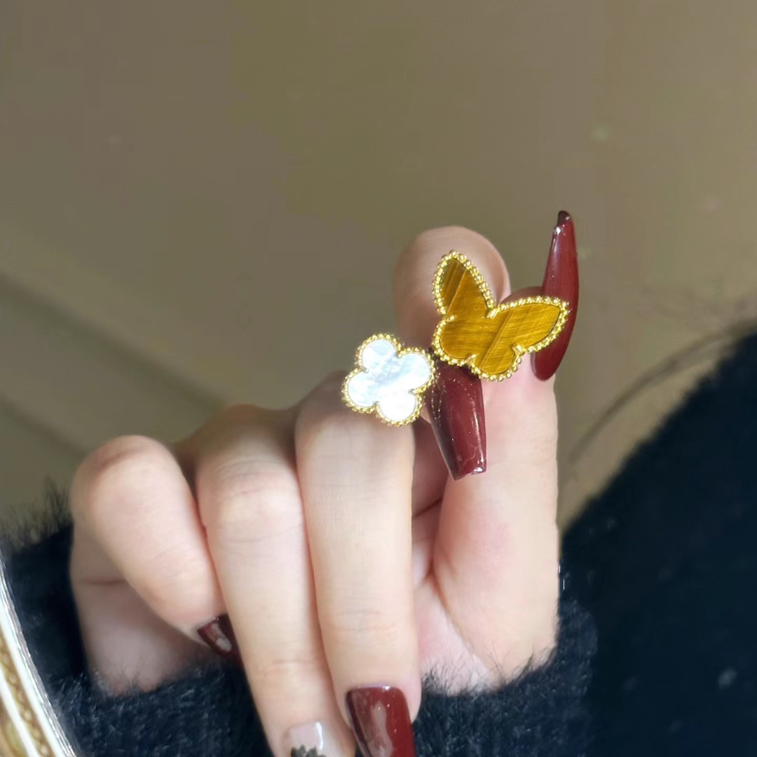 VCA Lucky Alhambra Between the Finger Ring - Best Replica Jewelry™