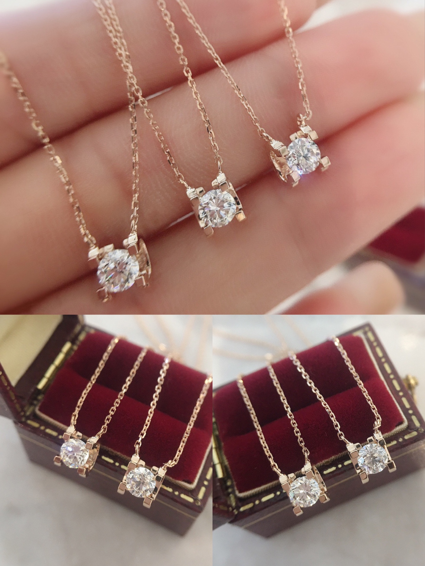 Cartier Claw Drill Diamond Necklace - Best Replica Jewelry™