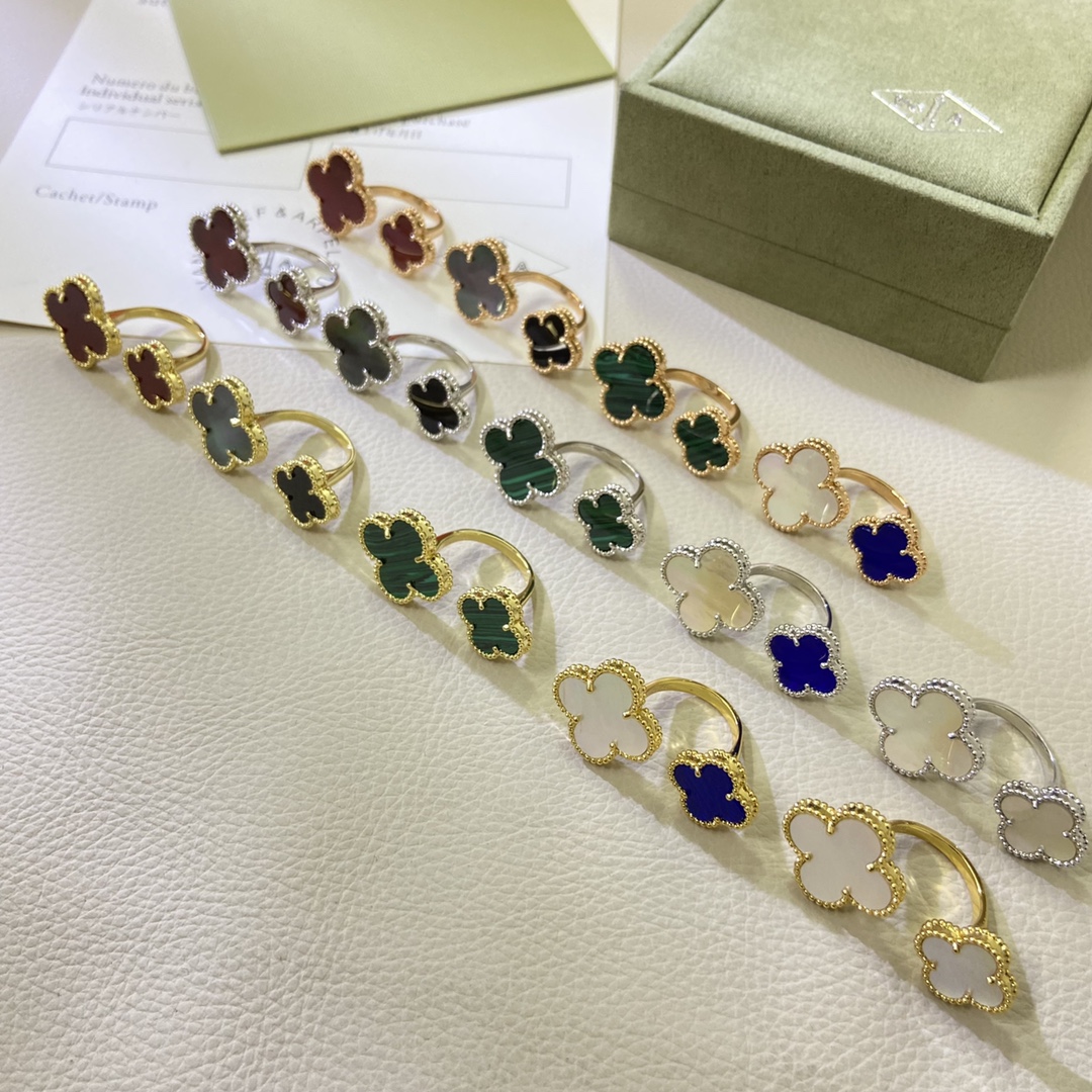 VCA Magic Alhambra Between the Finger Ring - Best Replica Jewelry™