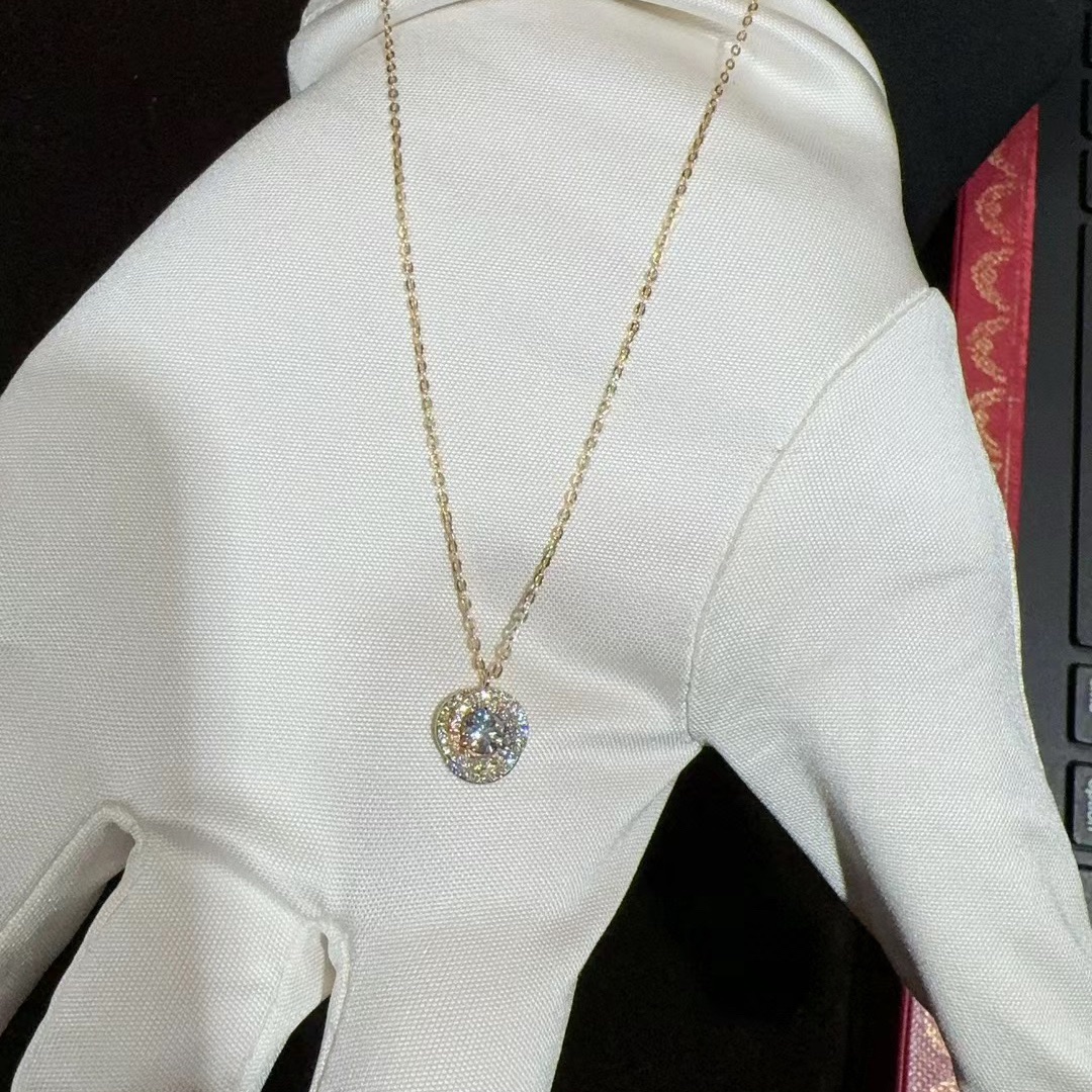 Cartier Full Diamond Paved Trinity Pendant Necklace - Best Replica Jewelry™