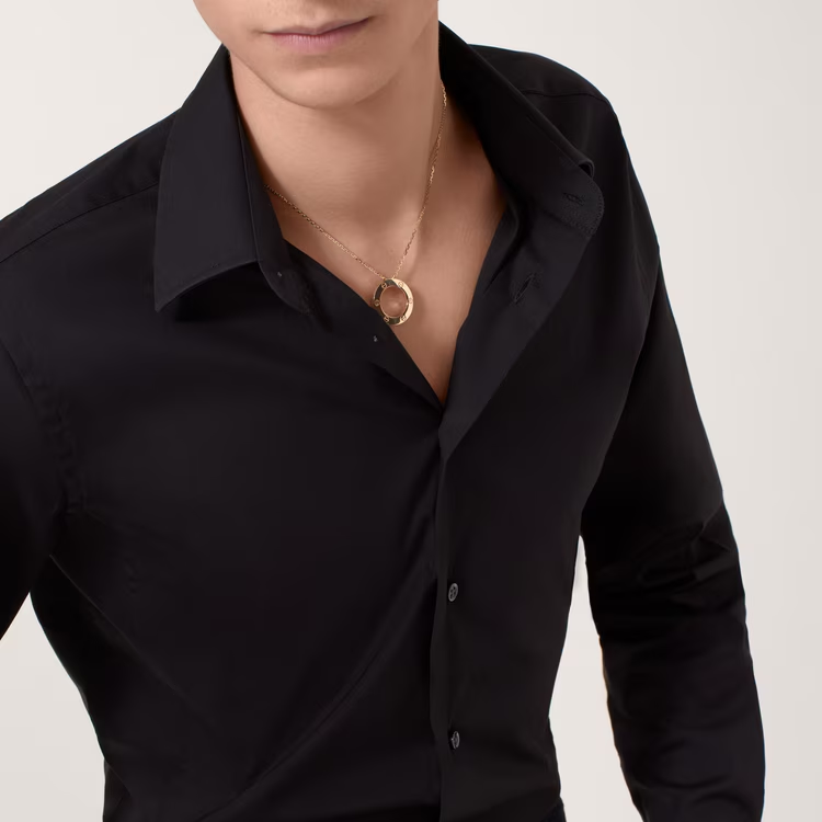 Cartier 3 Diamonds Paved Trinity Pendant Necklace - Best Replica Jewelry™