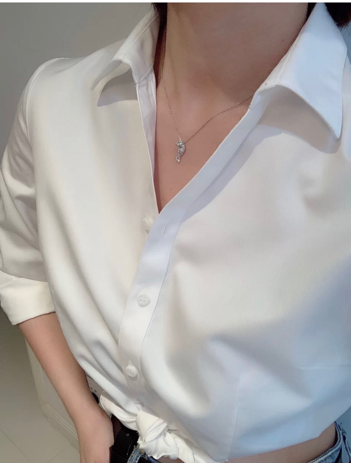 Cartier Full Diamond Paved Silver Leopard Panthère de Necklace - Best Replica Jewelry™