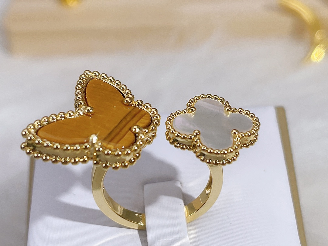 VCA Lucky Alhambra Between the Finger Ring - Best Replica Jewelry™