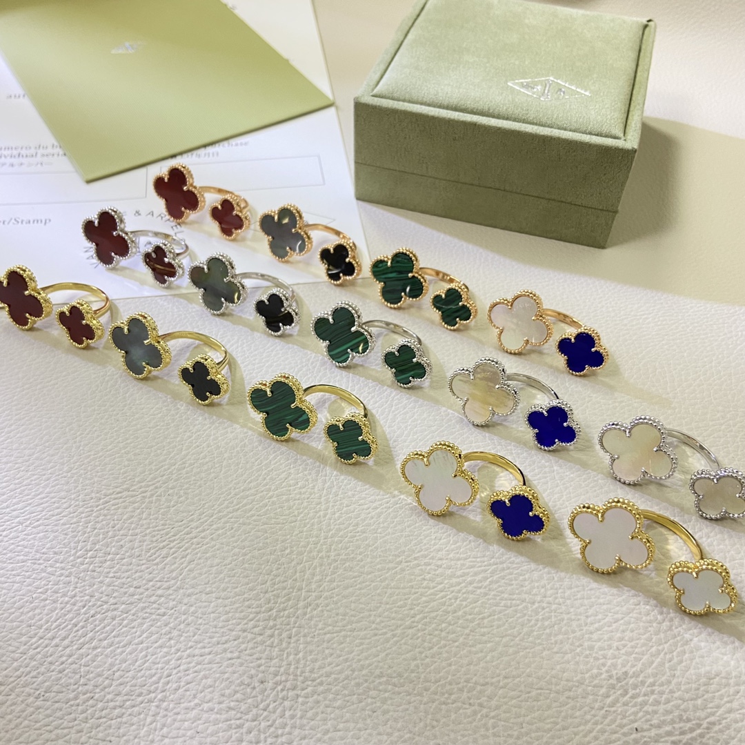 VCA Magic Alhambra Between the Finger Ring - Best Replica Jewelry™