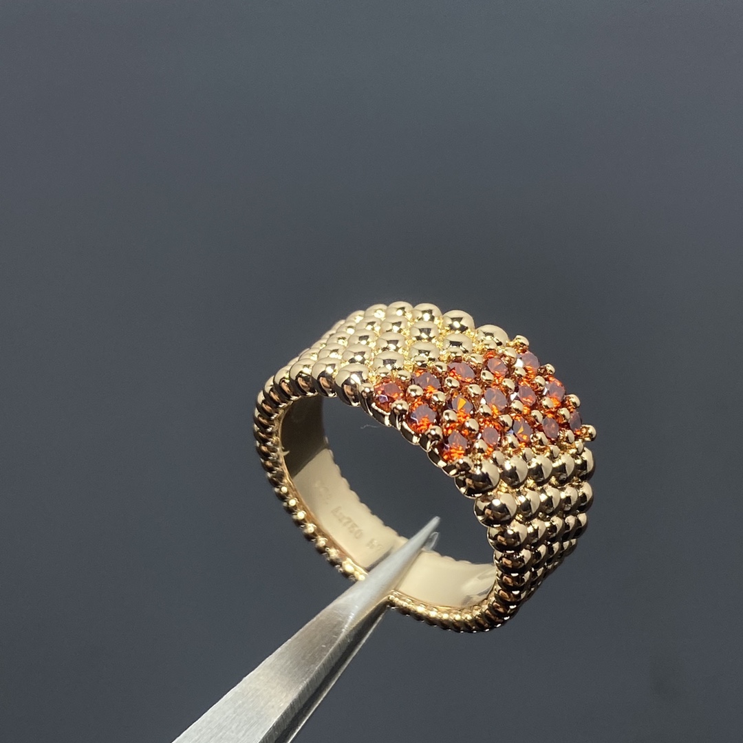 VCA Perlee Couleurs Ring, 5 Rows - Best Replica Jewelry™