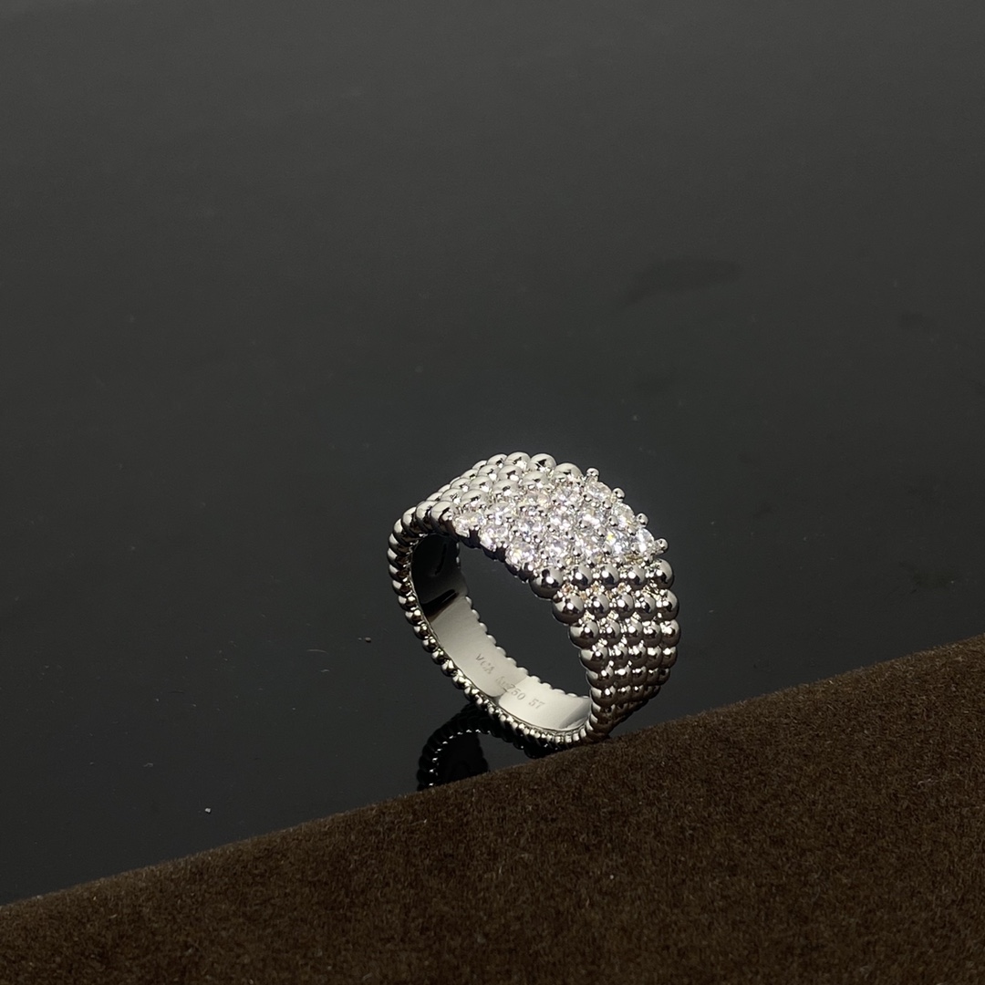 VCA Perlee Diamond Ring - Best Replica Jewelry™