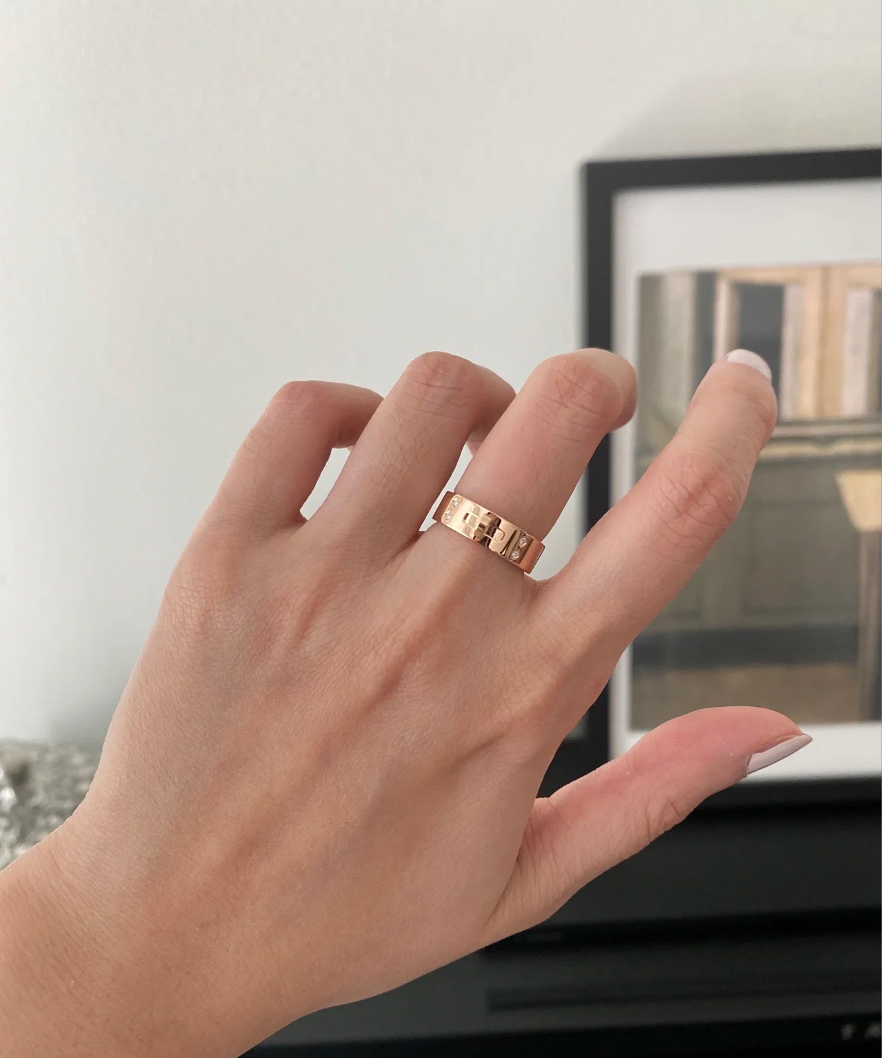 Hermes Rose Gold Kerry Ring - Best Replica Jewelry™