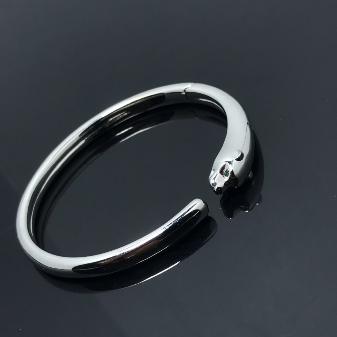 Cartier Smooth Panthère de Bracelet Open Cuff Bangle - Best Replica Jewelry™