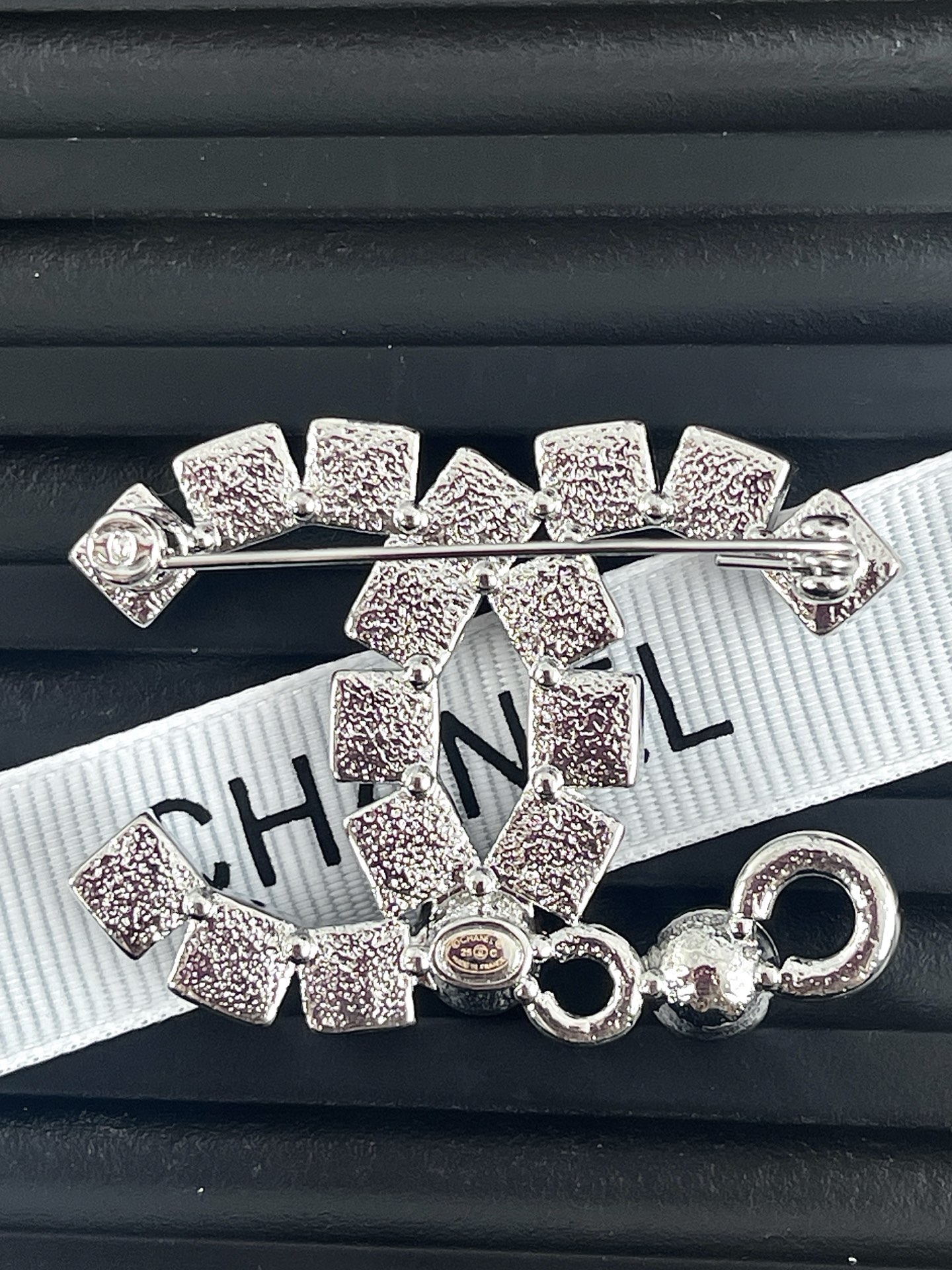 Chanel Rhinestone Pearl Coco Brooch