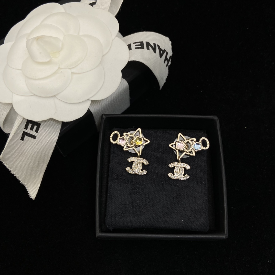 Chanel Dreamy Star Earrings Necklace - Best Replica Jewelry™