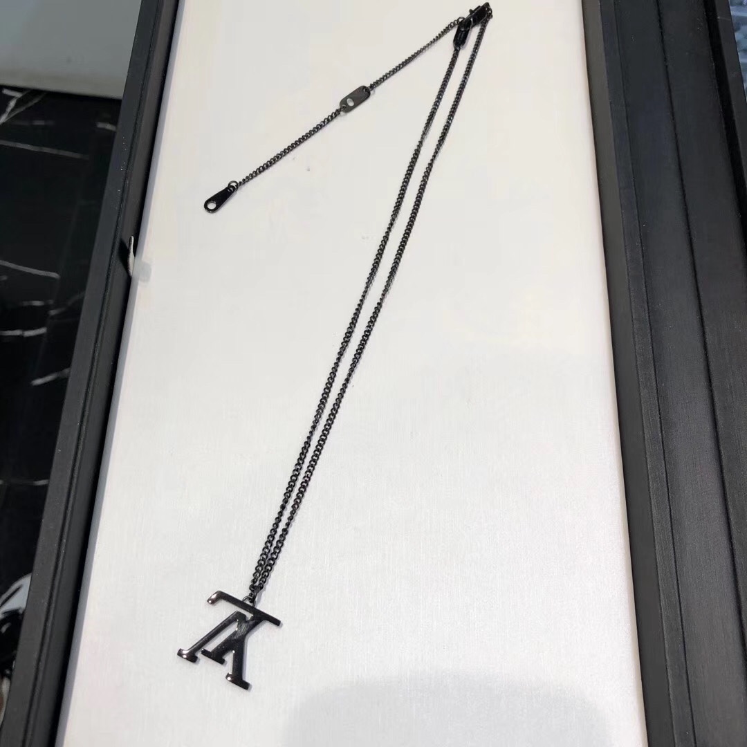 Louis Vuitton Limited Mens Necklace - 4 Colors Available - Best Replica Jewelry™