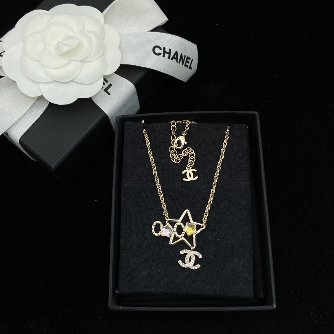 Chanel Dreamy Star Earrings Necklace - Best Replica Jewelry™
