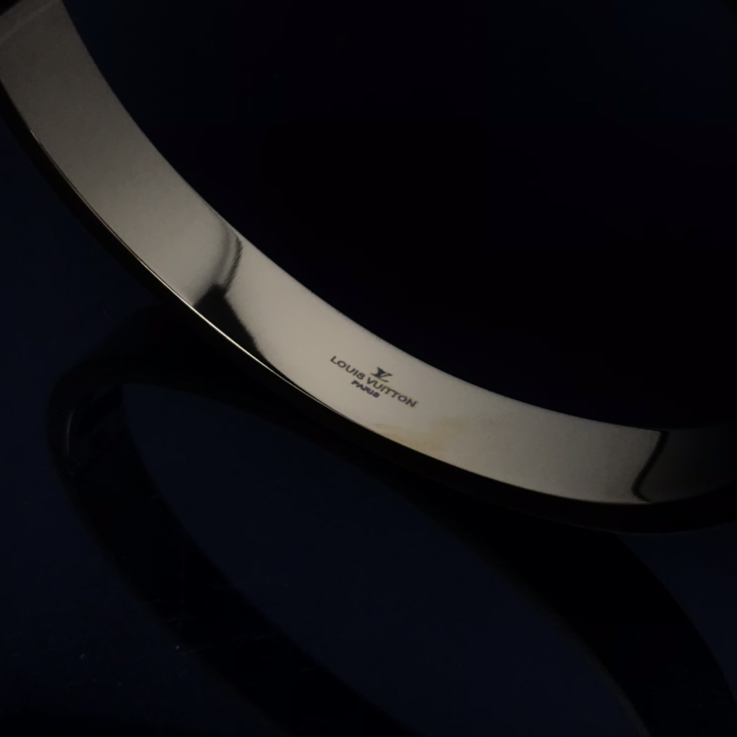 Louis Vuitton Half Leather Bangle Bracelet - Best Replica Jewelry™