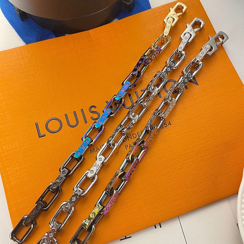 Louis Vuitton Hot Sale Chunky Chain Monogram Men Bracelet - Best Replica Jewelry™