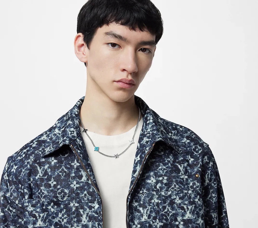 Louis Vuitton Cuban Chain LV Monogram Men Bracelet Necklace - Best Replica Jewelry™